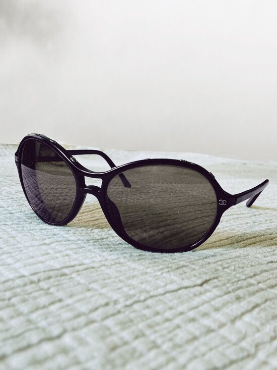 CHANEL Authentic Aviator‑Cat‑Eye Glasses main image 7